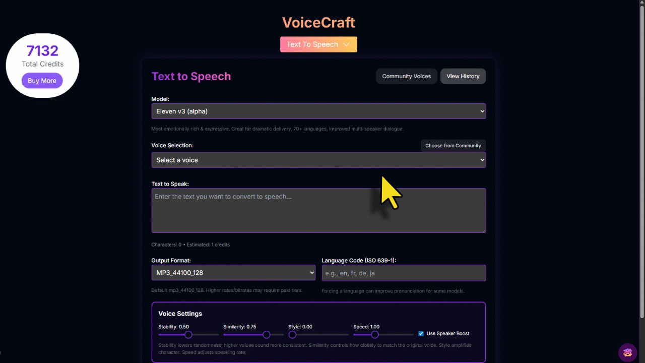 VoiceCraft community voice library